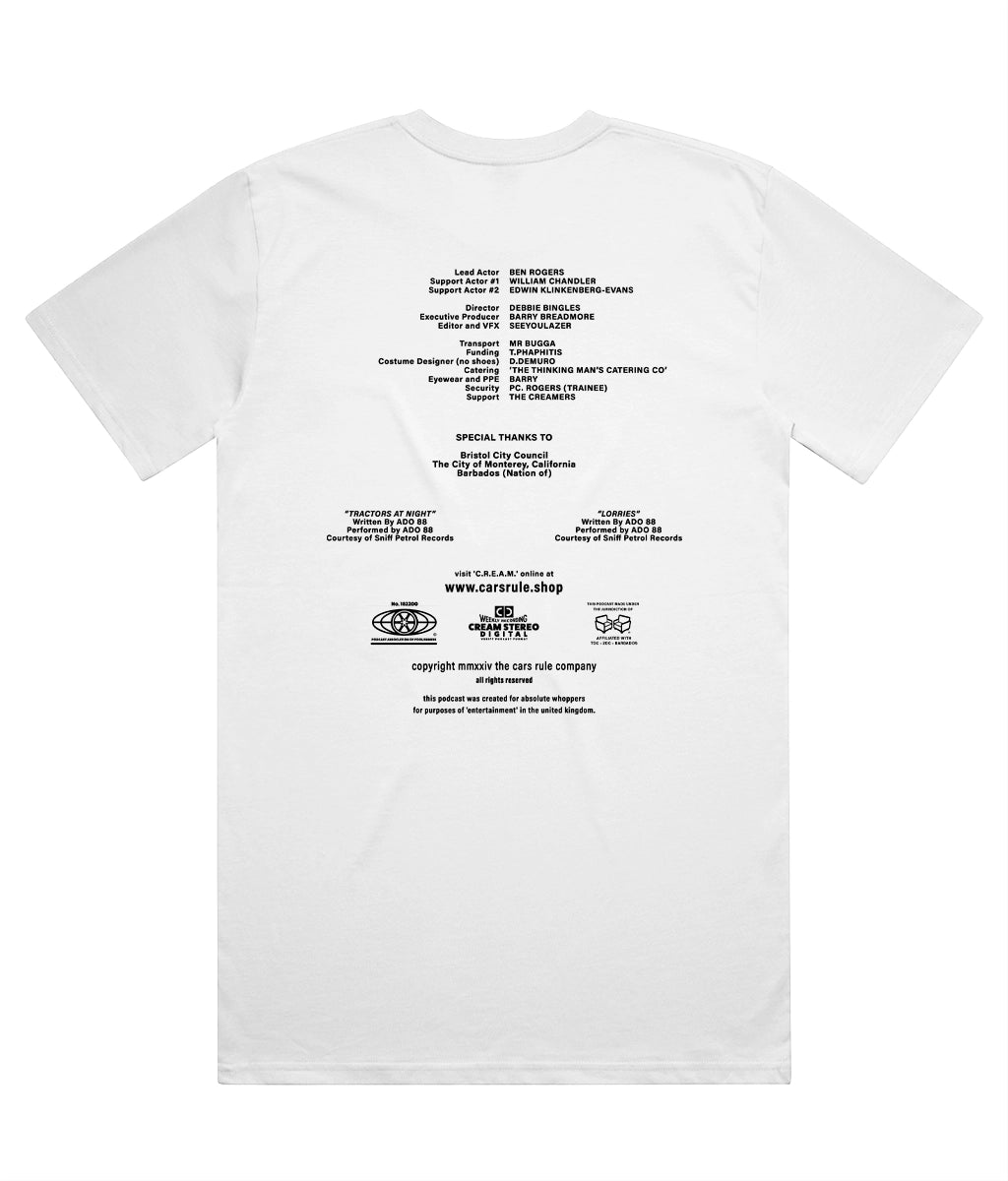 C.R.E.A.M. Credits T-Shirt - White